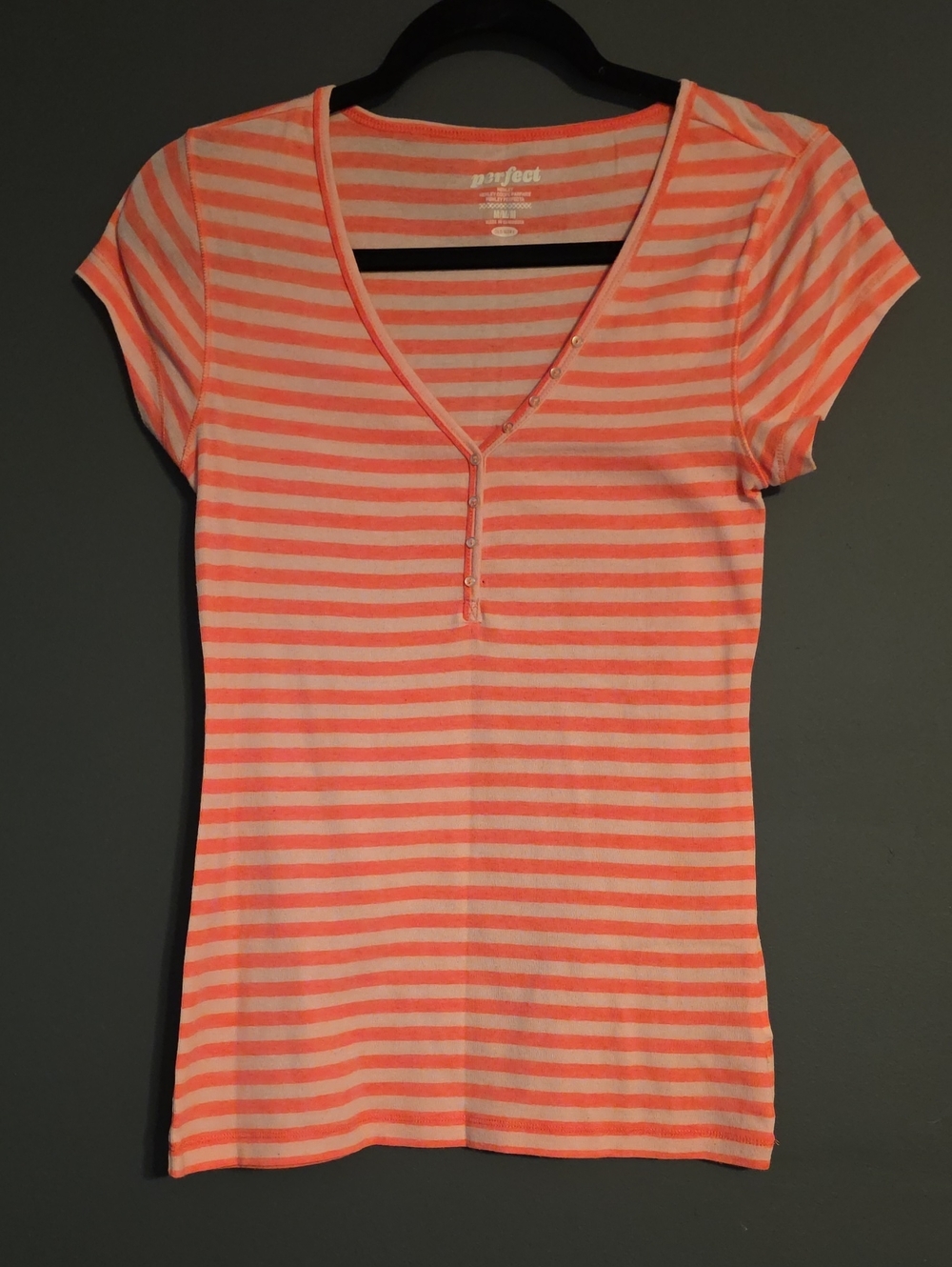 Pink Striped Perfect Tee